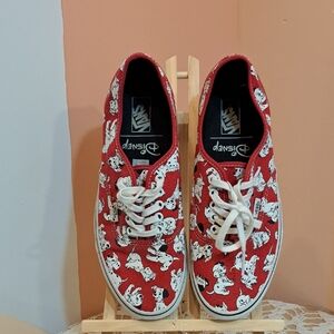 Disney Red and White Character Sneakers